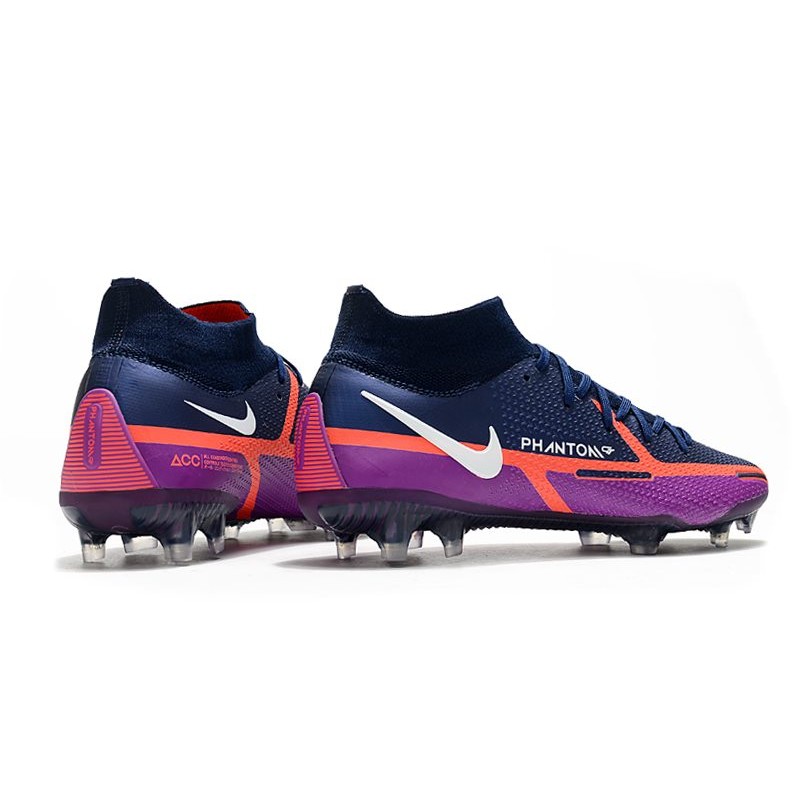 Nike Phantom GT Elite Dynamic Fit FG UV Navy Modrý Bílý Lilac